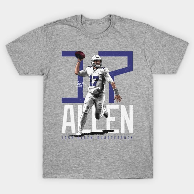 Josh Allen Buffalo Bold Number T-Shirt by Chunta_Design